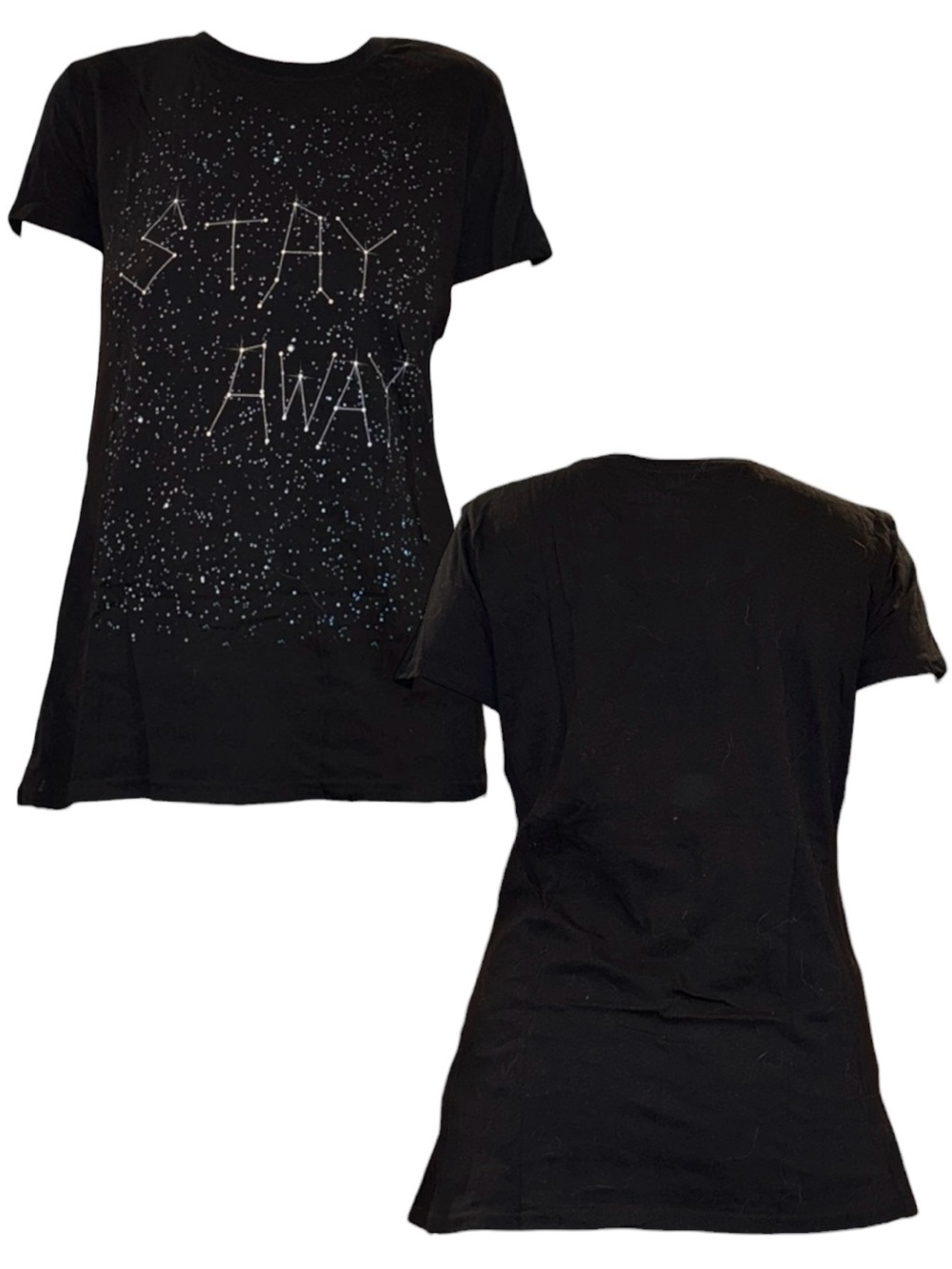 Black Galaxy Stay Away Tee